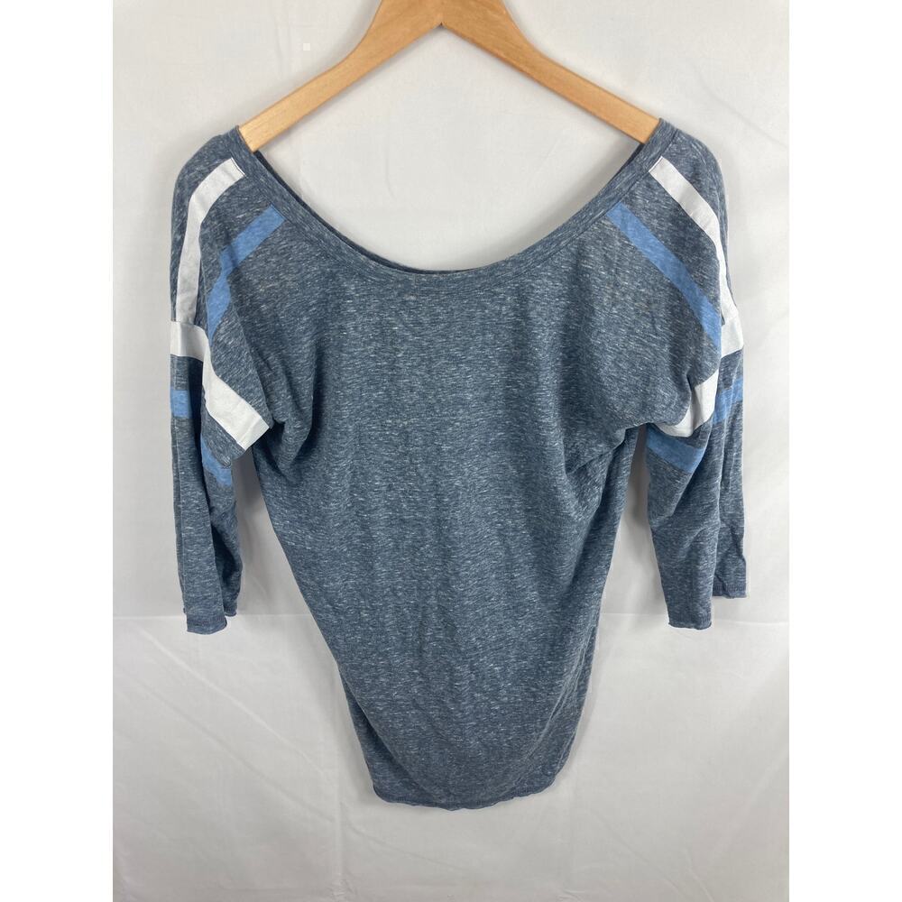 NWOT Treasure & Bond wide neck baseball style burnout tshirt S
